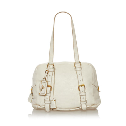 Prada Leather Shoulder Bag (SHG-33686)