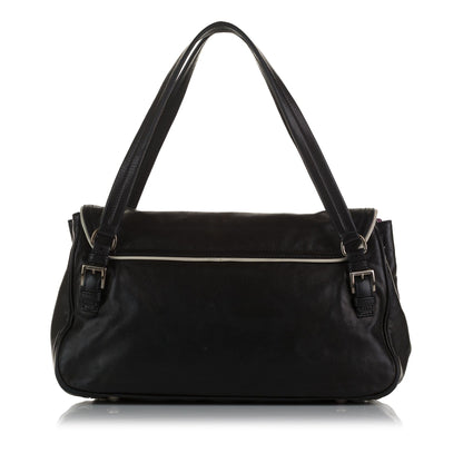 Prada Leather Shoulder Bag (SHG-k6pXFR)
