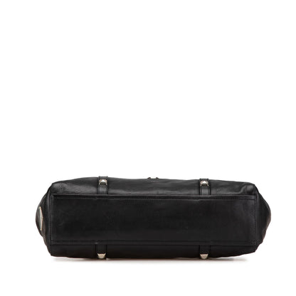 Prada Leather Studded Easy Shoulder Bag