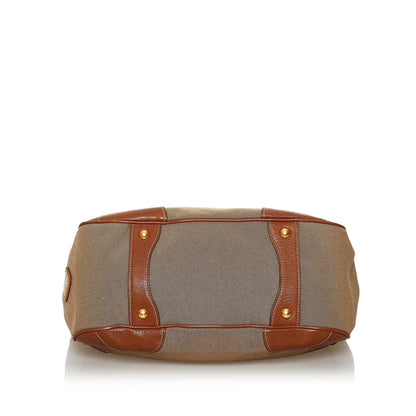 Prada Logo Canvas Shoulder Bag (SHG-30519)