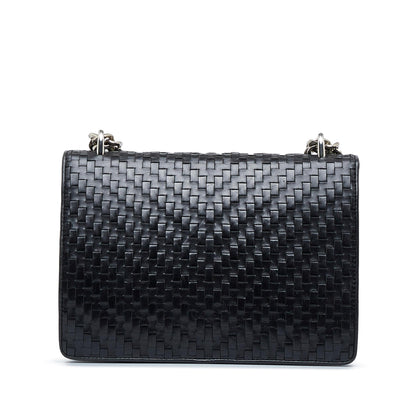 Prada Madras Chain Shoulder Bag (SHG-SmrfbK)
