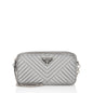Prada Metallic Leather Diagramme Mini Shoulder Bag (SHF-18475)