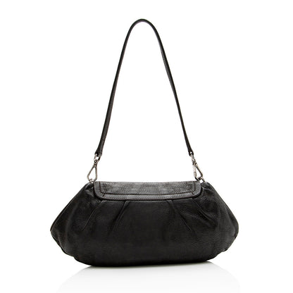 Prada Nappa Embellished Pushlock Shoulder Bag (SHF-18341)