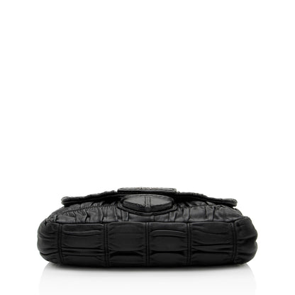 Prada Nappa Gaufre Chain Shoulder Bag