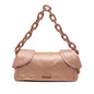 Prada Nappa Ruffle Resin Chain Shoulder Bag