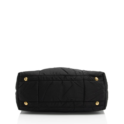 Prada Quilted Tessuto Shoulder Bag (SHF-tluc77)