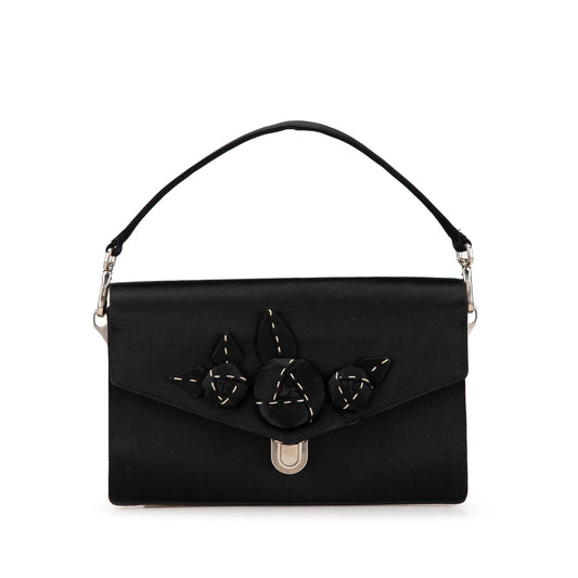 Prada Raso Flower Shoulder Bag