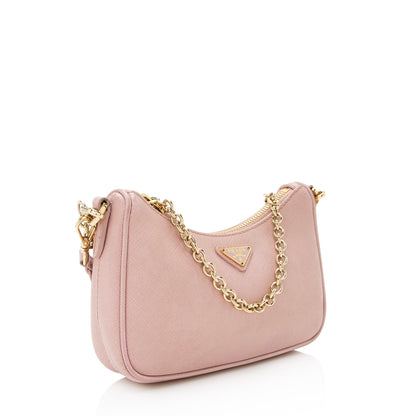 Prada Saffiano Leather Mini Shoulder Bag (SHF-22822)