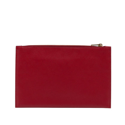 Prada Saffiano Leather Travel Clutch (SHG-dhgDDb)