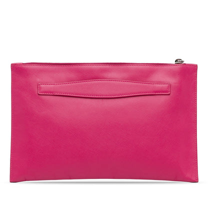 Prada Saffiano Lux Zip Clutch (SHG-aBNCAK)