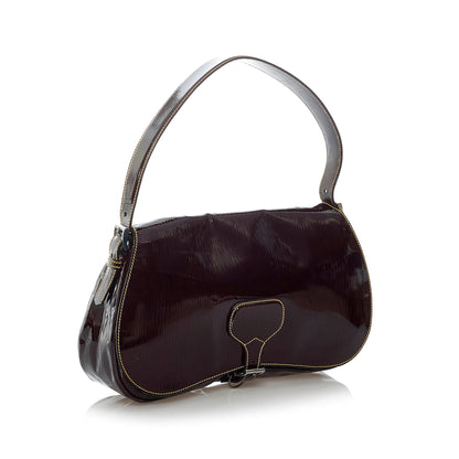 Prada Saffiano Vernice Shoulder Bag (SHG-29801)