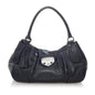 Prada Sound Lock Leather Shoulder Bag (SHG-31380)