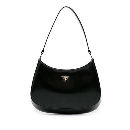 Prada Spazzolato Cleo Shoulder Bag (SHG-d61SiJ)