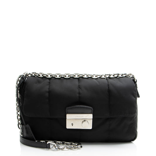 Prada Tessuto Bomber Shoulder Bag