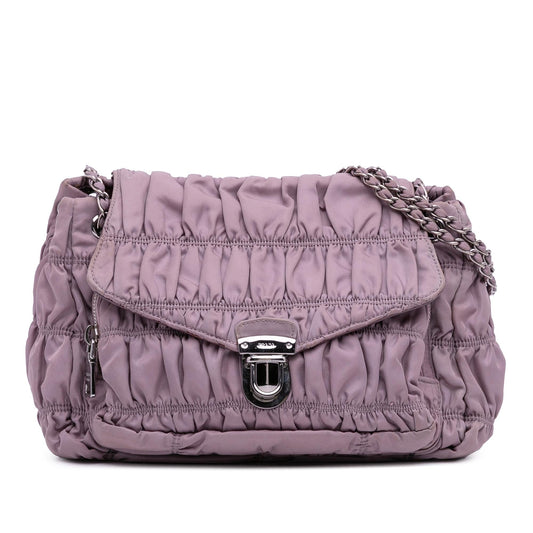 Prada Tessuto Gaufre Shoulder Bag