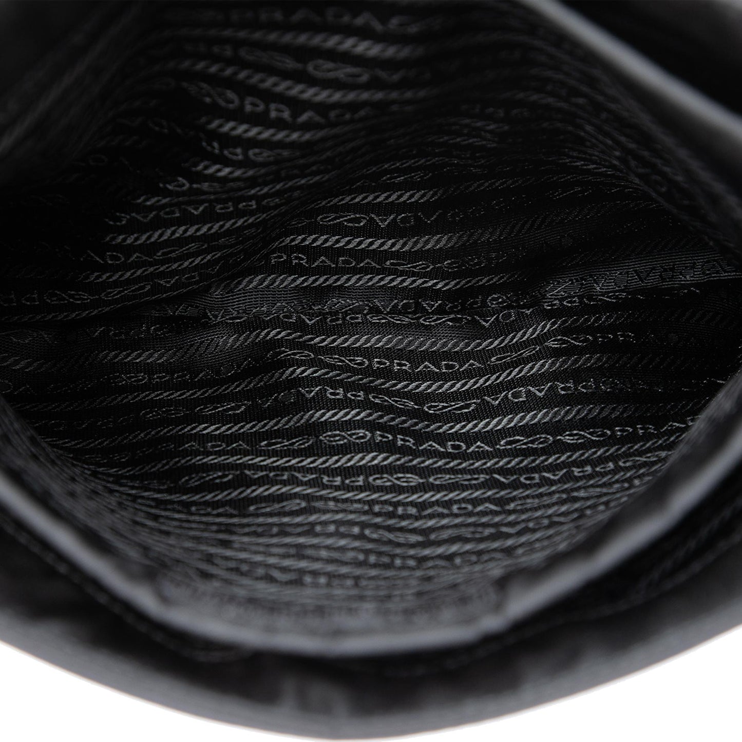 Prada Tessuto Metal Handle Bag