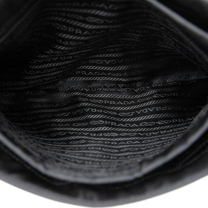 Prada Tessuto Metal Handle Bag