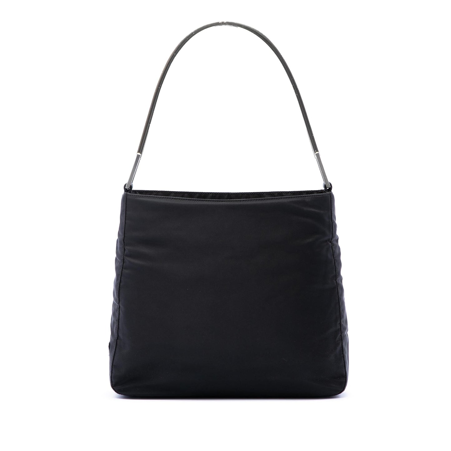 Prada Tessuto Metal Handle Bag