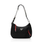 Prada Tessuto New Vela Studded Shoulder Bag