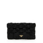 Prada Tessuto Origami Diamond Pleated Clutch