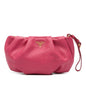 Prada Vitello Daino Wristlet Clutch