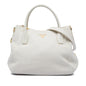 Prada Vitello Daino Zip Top Convertible Tote