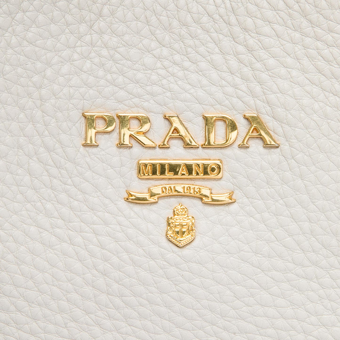 Prada Vitello Daino Zip Top Convertible Tote