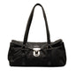 Prada Vitello and Tessuto Easy Shoulder Bag (SHG-7427DV)