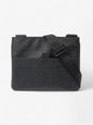 Fendi Zucca Shoulder Bag Black Canvas