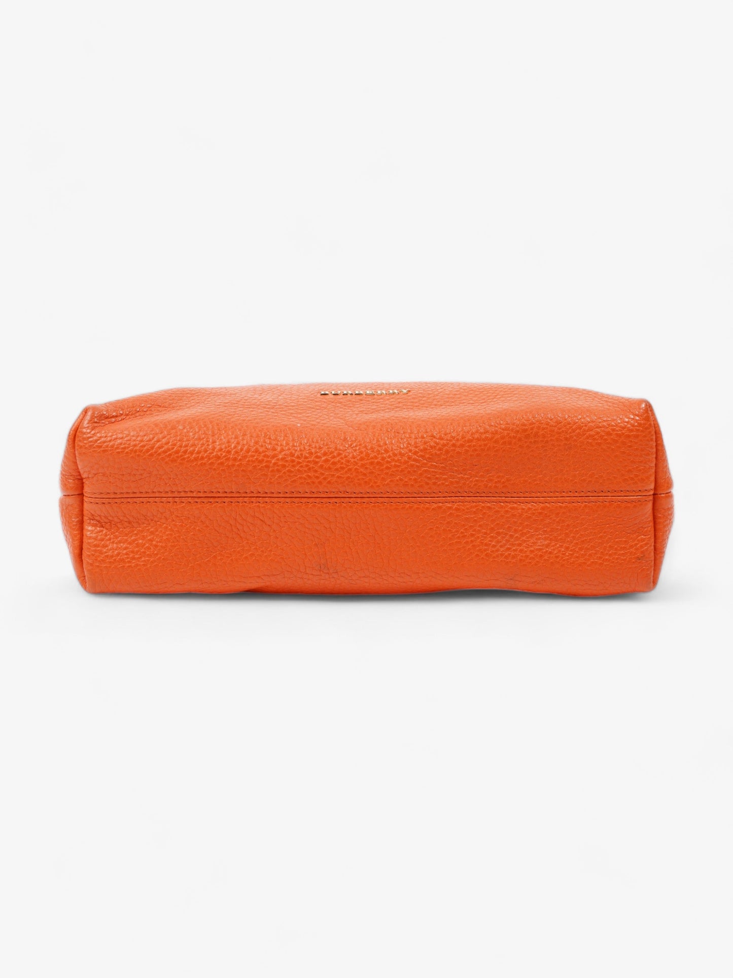 Burberry Clutch Orange Leather