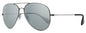 Ray-Ban Pilot Sunglasses RB3558 91396G Antique Matte Black 58mm Antique Matte Black
