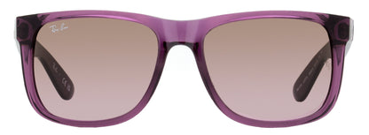 Ray-Ban Justin Sunglasses RB4165 6595/14 Transparent Violet 55mm