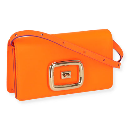 Roger Vivier Womens Orange Shoulder Bag