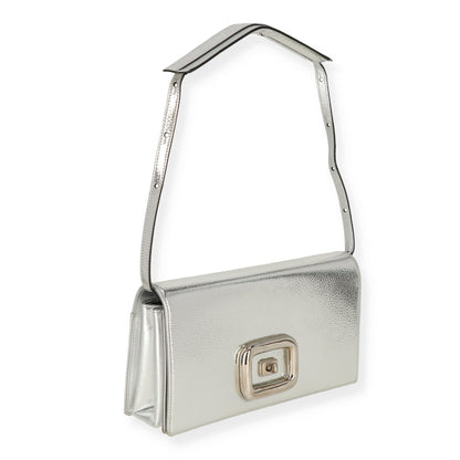 Roger Vivier Womens Silver Shoulder Bag
