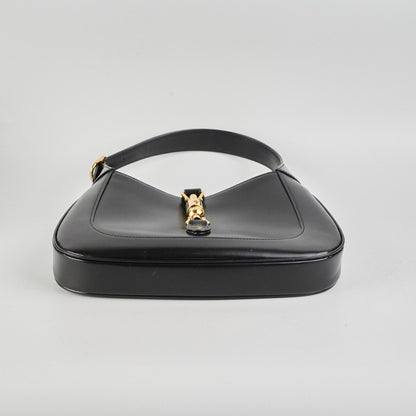 Gucci Jackie Small Black Leather Shoulder Bag