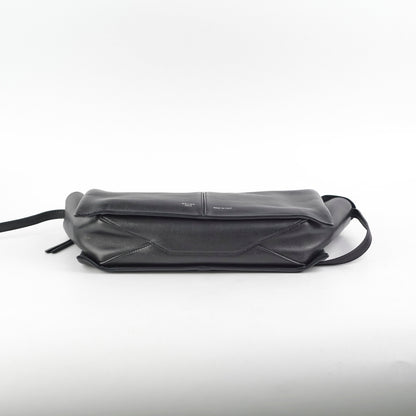 Celine TriFold Clutch On Chain Black Leather