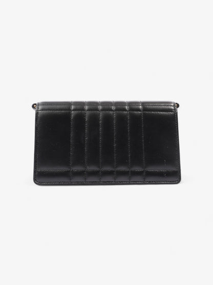 Burberry Lola Clutch Black Lambskin Leather