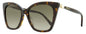 Jimmy Choo Cat Eye Sunglasses Rua /G 086HA Havana 56mm Havana