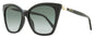 Jimmy Choo Cat Eye Sunglasses Rua /G 8079O Black 56mm Black
