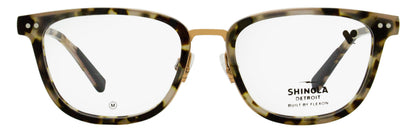 Shinola Memory Metal Eyeglasses SH27000 160 Bone Tortoise 52mm
