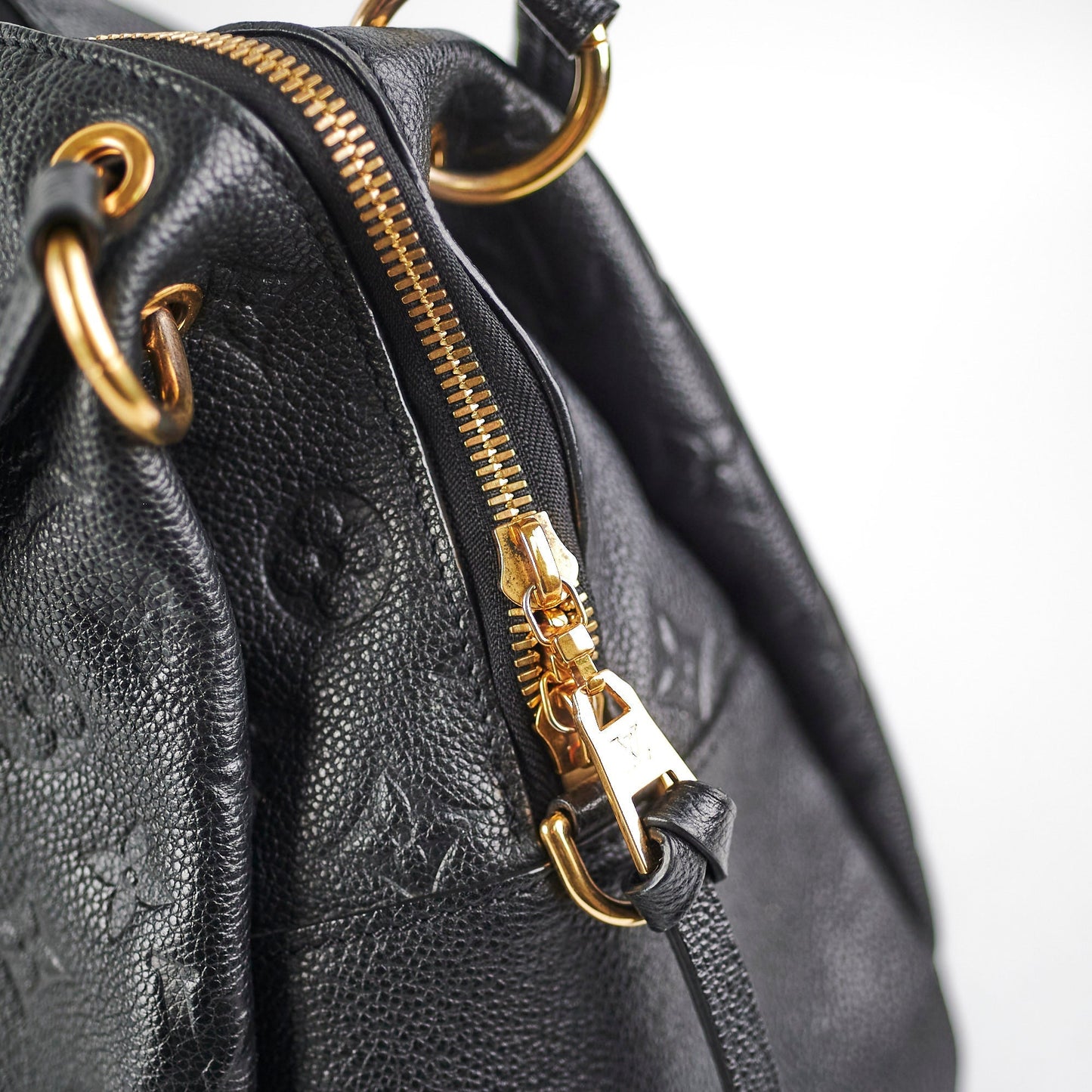 Louis Vuitton Ponthieu MM Empreinte Black Shoulder Bag