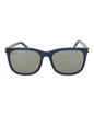 Saint Laurent Womens Square/Rectangle Blue Blue Silver Fashion Designer Eyewear