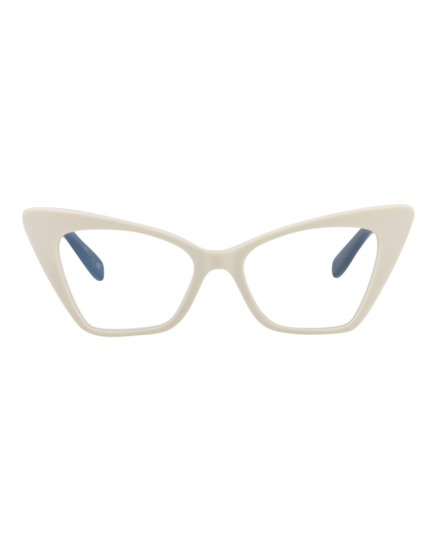 Saint Laurent Womens Cat Eye Ivory Black Transparent Fashion Designer Eyewear