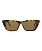 Saint Laurent Womens Cat Eye Havana Havana Brown Fashion Designer Eyewear
