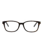 Saint Laurent Unisex Square/Rectangle Havana Havana Transparent Fashion Designer Eyewear