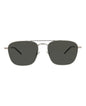Saint Laurent Unisex Aviator Silver Silver Grey Fashion Designer Eyewear