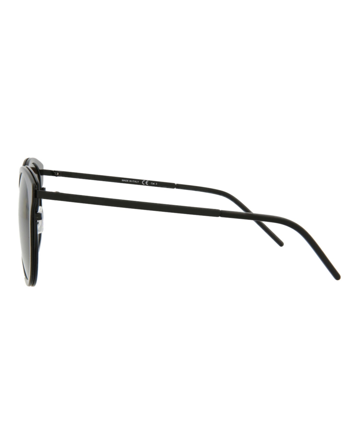 Saint Laurent Womens Round/Oval Black Black Black Fashion Designer Eyewear