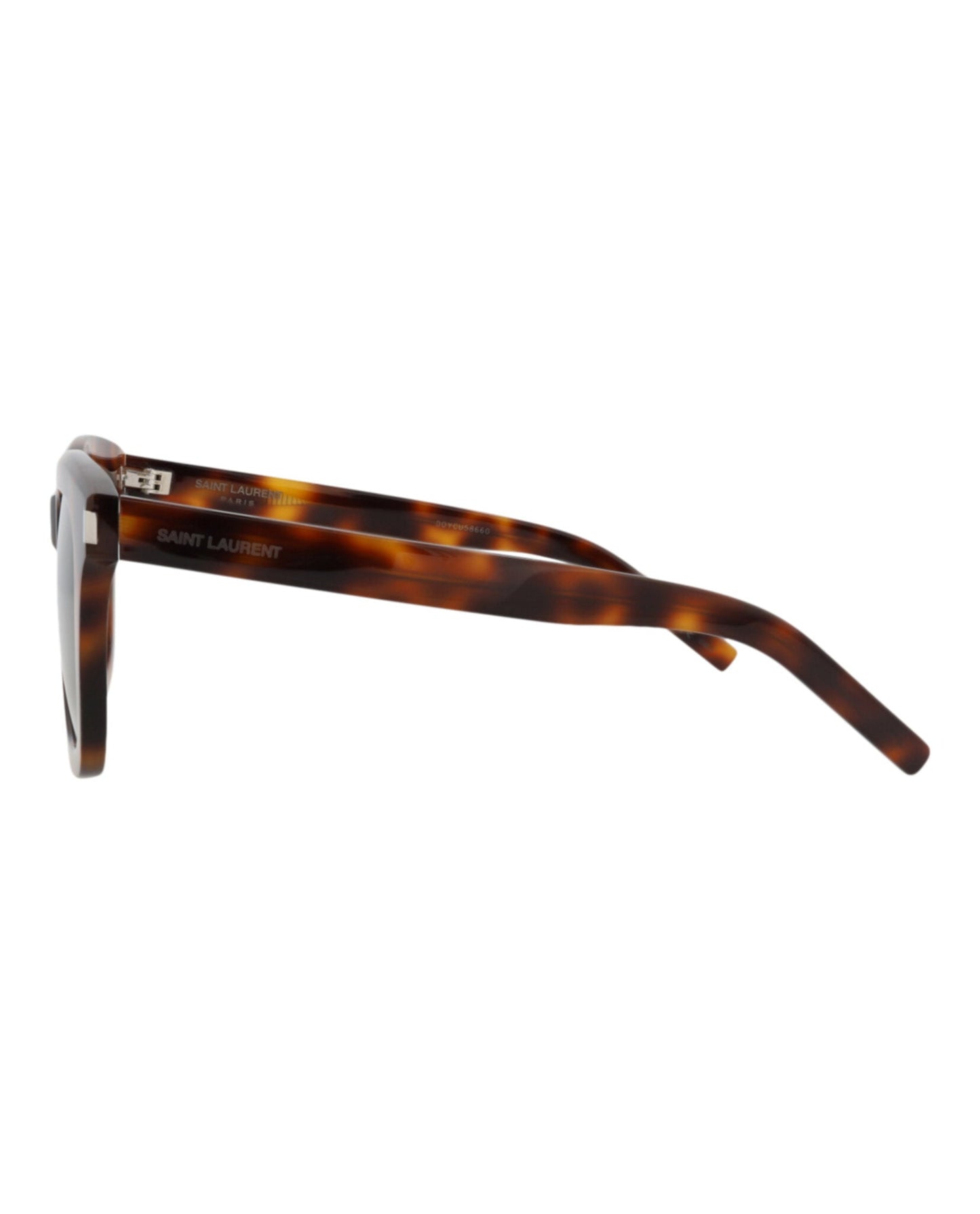 Saint Laurent Womens Square/Rectangle Havana Havana Green Fashion Designer Eyewear