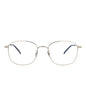 Saint Laurent Unisex Round/Oval Silver Silver Transparent Fashion Designer Eyewear