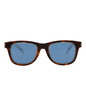 Saint Laurent Unisex Square/Rectangle Havana Crystal Blue Fashion Designer Eyewear